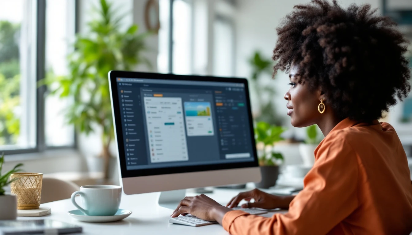 Application web sur mesure Antilles-Guyane : gérant utilisant un outil de réservation