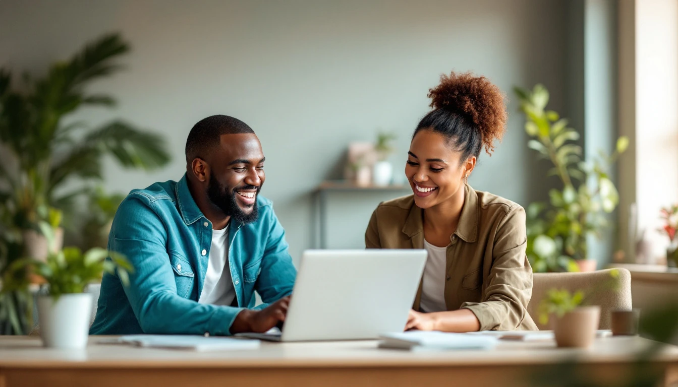 Agence web Guadeloupe : échange entre un entrepreneur et un conseiller web autour d’un projet de site internet